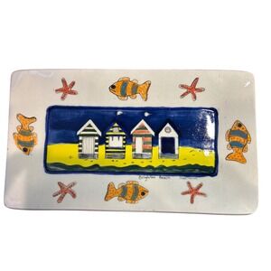 Diana Trewenack Pottery Brighton Beach Australia Tray Plate Dish